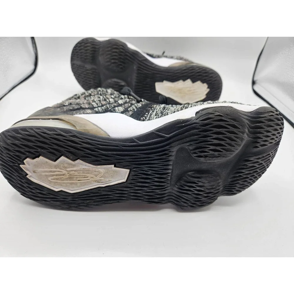 Nike LeBron‎ XVII (17) Kids Basketball Shoe Gray/Black Size 6Y